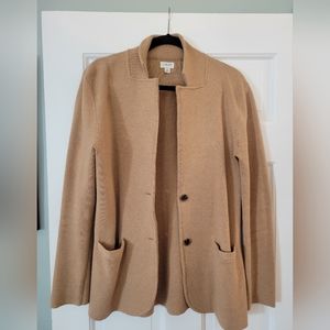 JCrew Camel sweater blazer